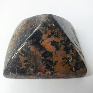 Rhodonite Pyramid Carving